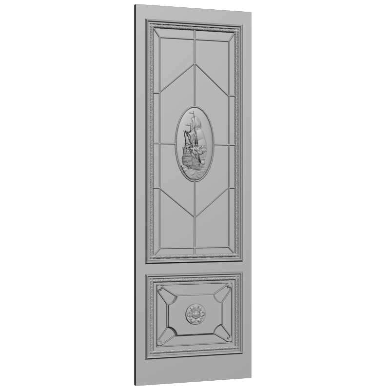 картинка Двери резные H3-063 3D-STL.COM