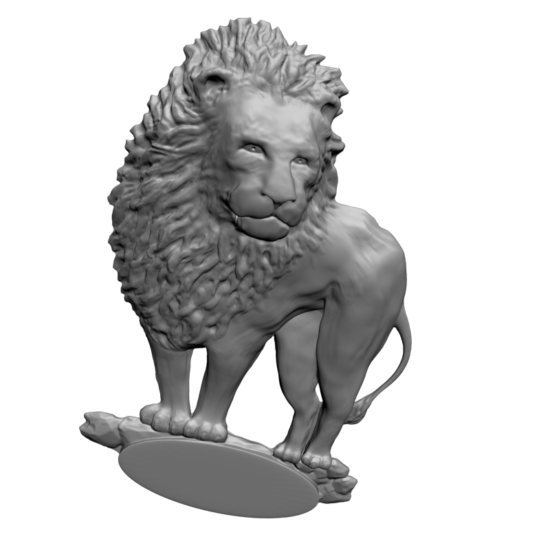 картинка Лев F1-240 3D-STL.COM
