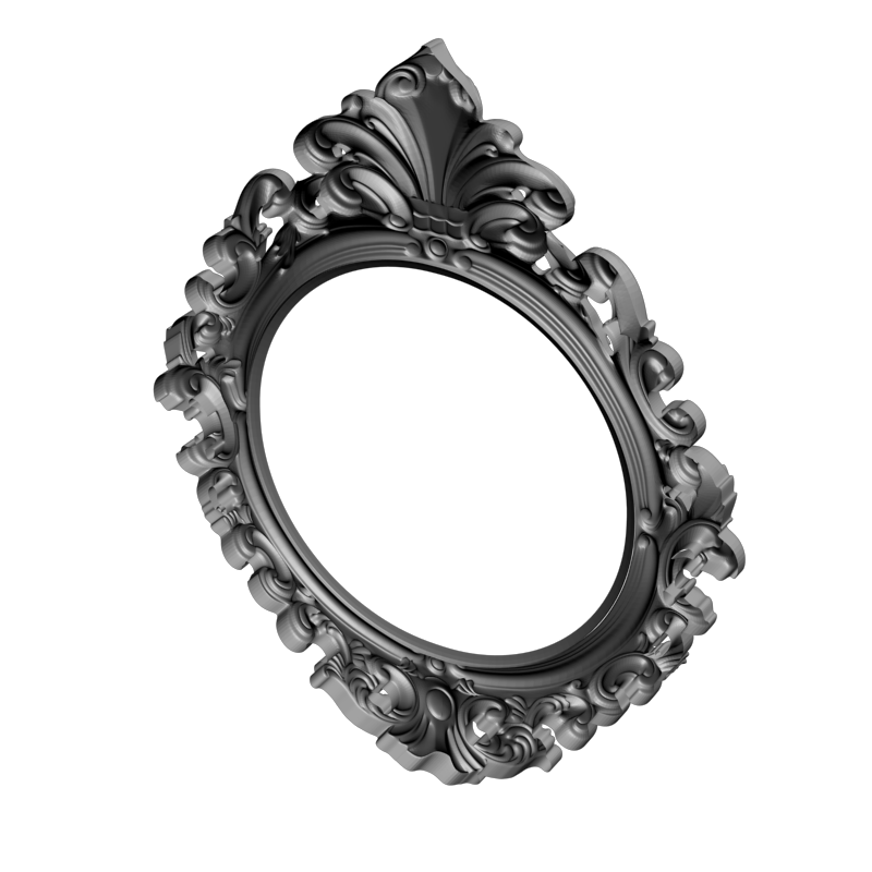 картинка Рамка резная D14-665 3D-STL.COM
