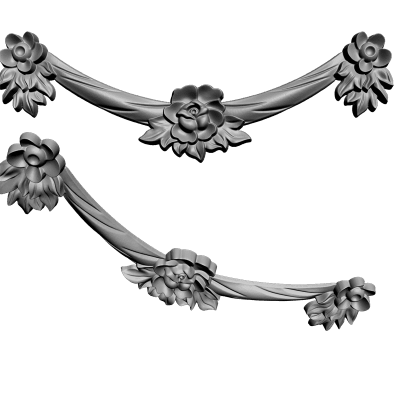 картинка Накладка резная D10-150 3D-STL.COM