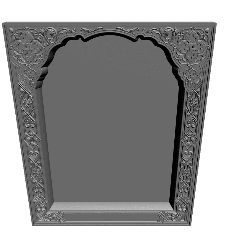 картинка Рама резная для иконы D14-230 3D-STL.COM