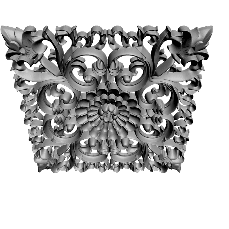 картинка Розетка резная D16-084 3D-STL.COM