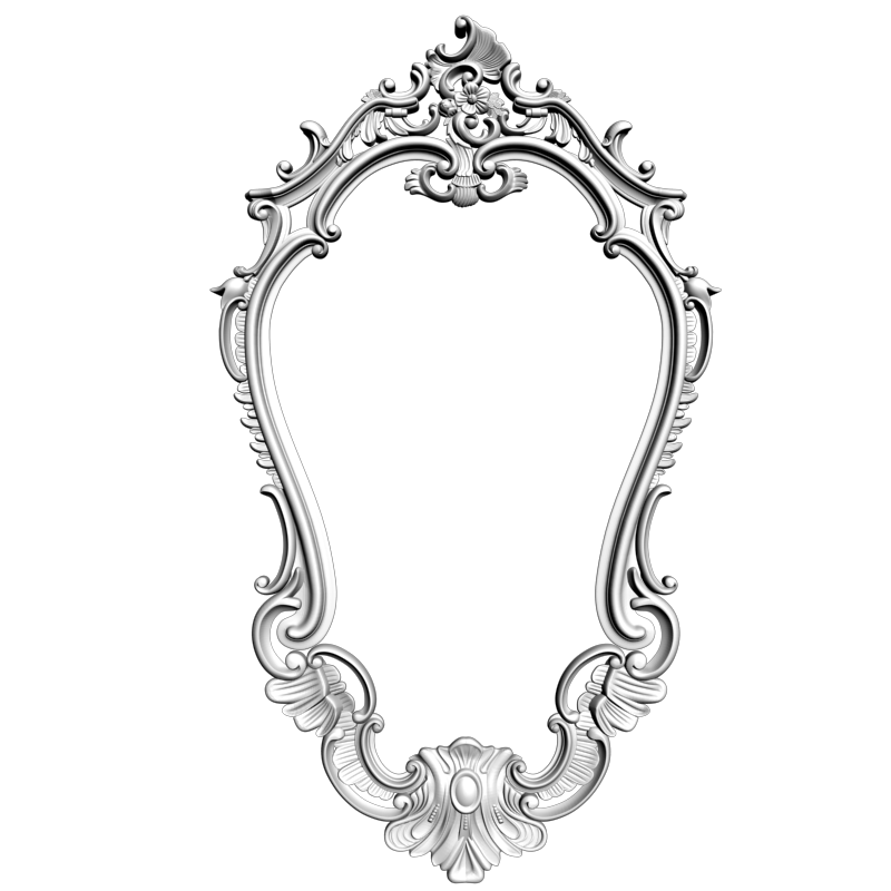 картинка Рама резная D14-387 3D-STL.COM