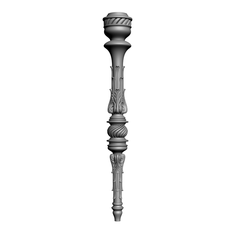 картинка Ножка мебельная M6-086 3D-STL.COM