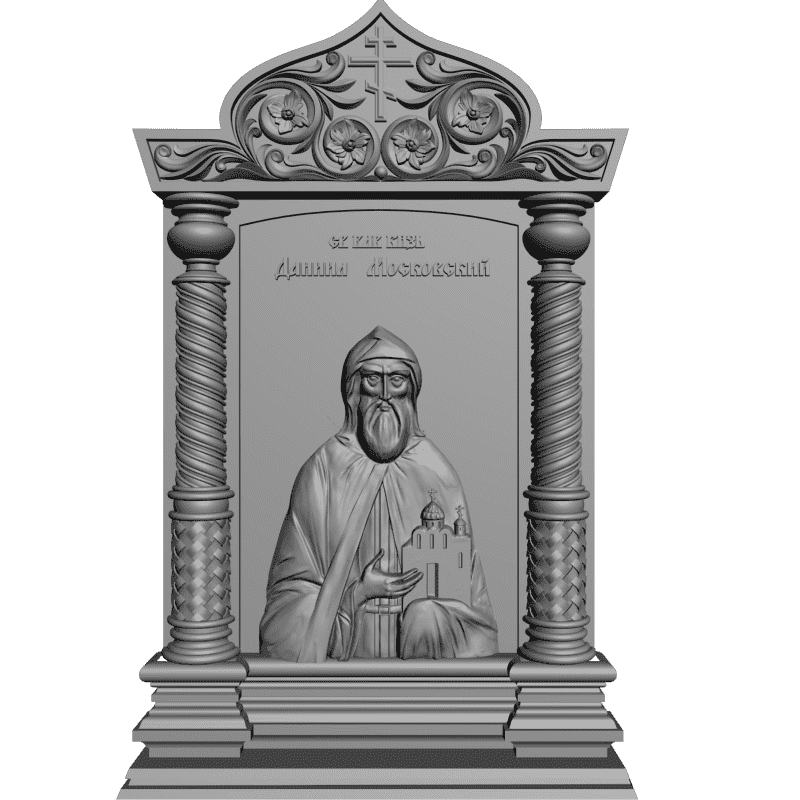 картинка Св. Князь Московский Даниил V3-304 3D-STL.COM