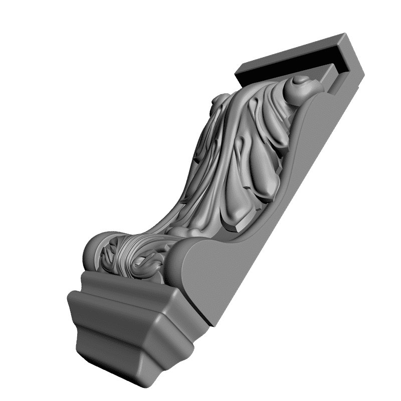 картинка Кронштейн резной D9-124 3D-STL.COM