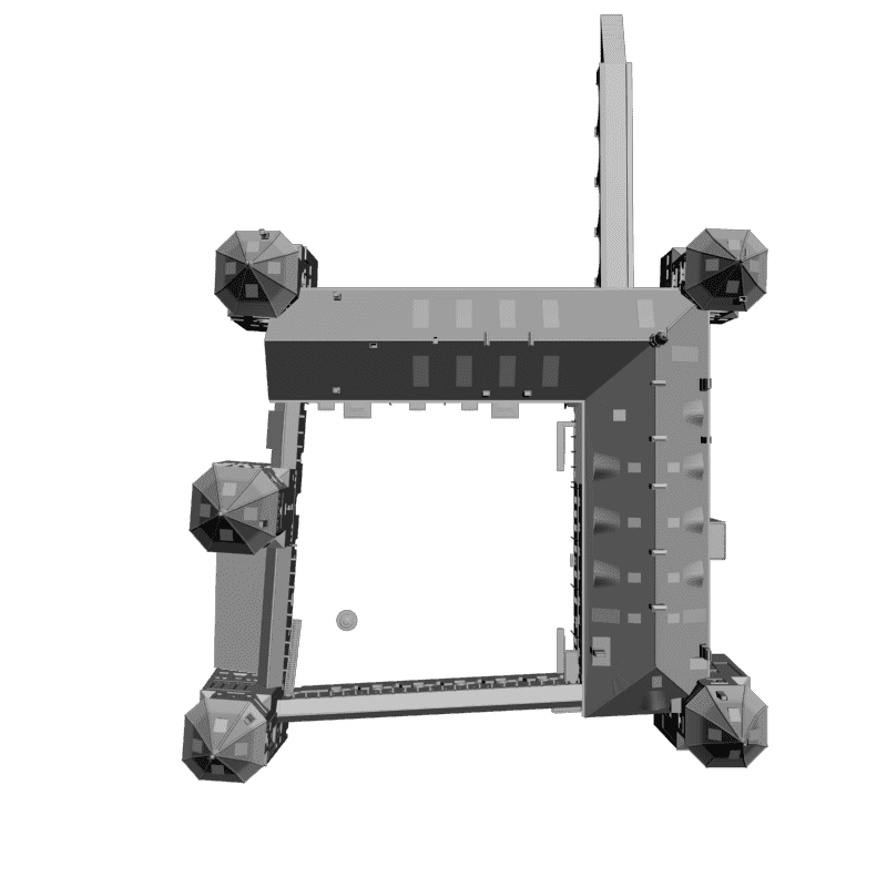 картинка Замок H1-024 3D-STL.COM