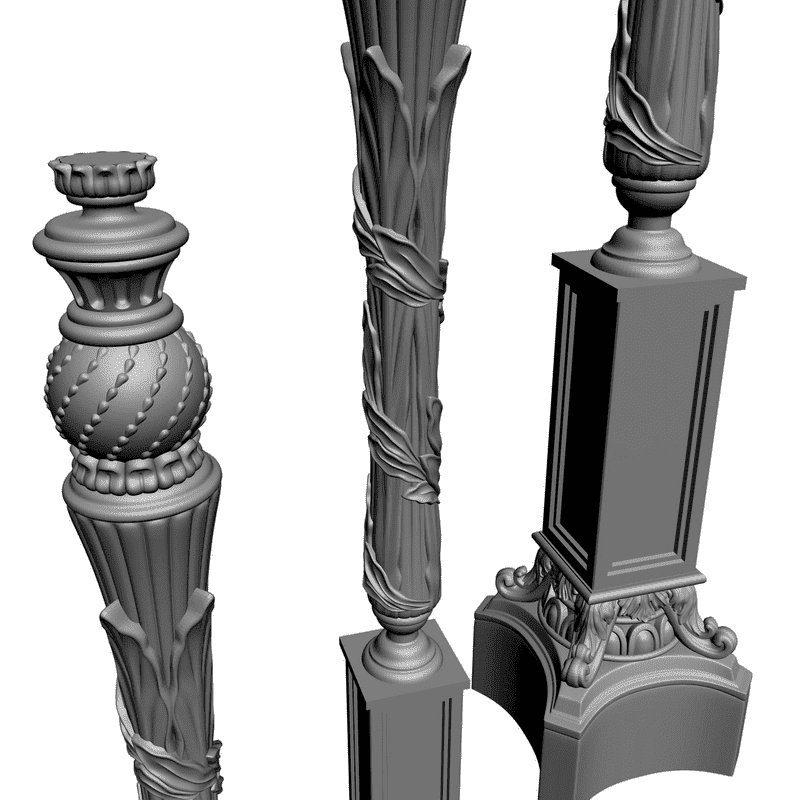 картинка Колонна D8-002 3D-STL.COM