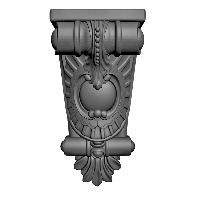 картинка Кронштейн резной D9-208 3D-STL.COM