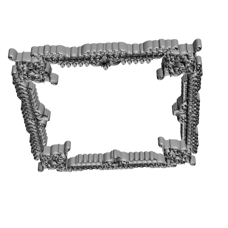 картинка Рама резная под зеркало D14-183 3D-STL.COM