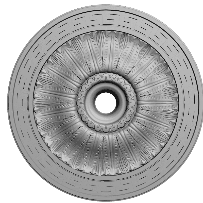 картинка Розетка декоративная D16-275 3D-STL.COM