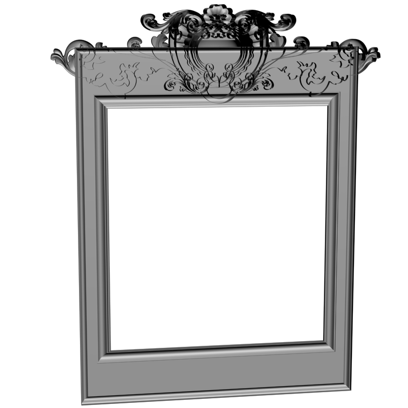 картинка Квадратная рама D14-376 3D-STL.COM