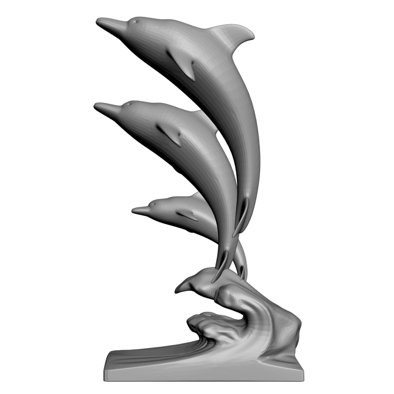 картинка Дельфины F5-032 3D-STL.COM