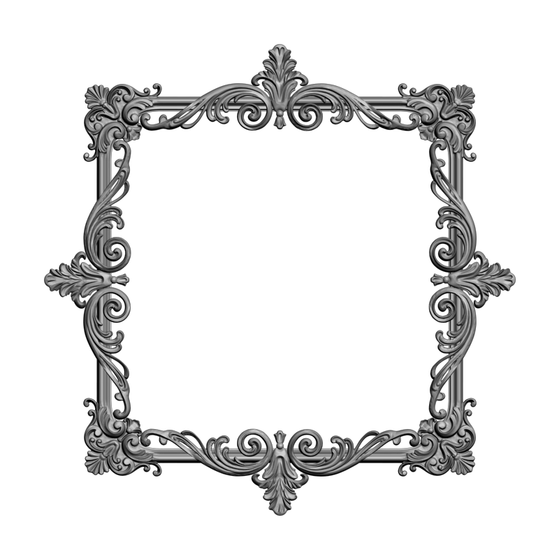 картинка Рамка резная D14-603 3D-STL.COM