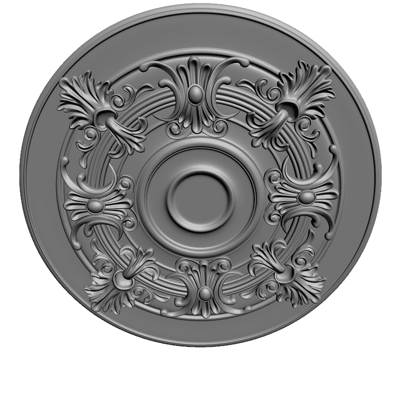 картинка Розетка резная D16-025 3D-STL.COM