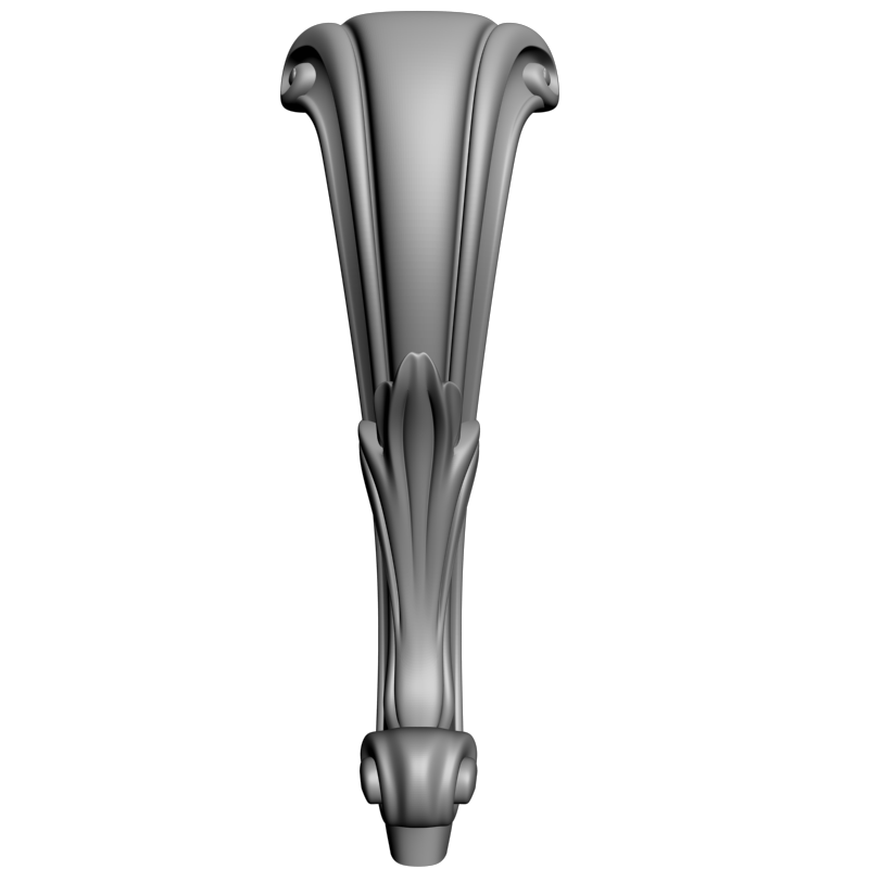 картинка Ножка мебельная резная M6-119 3D-STL.COM