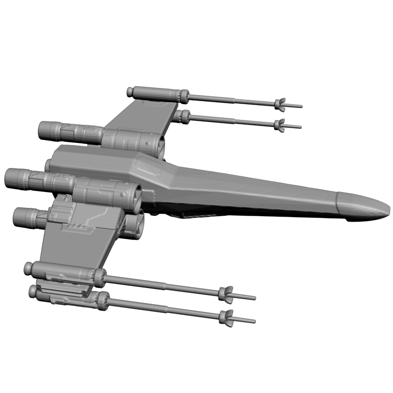 картинка Звездолёт PI1-232 3D-STL.COM
