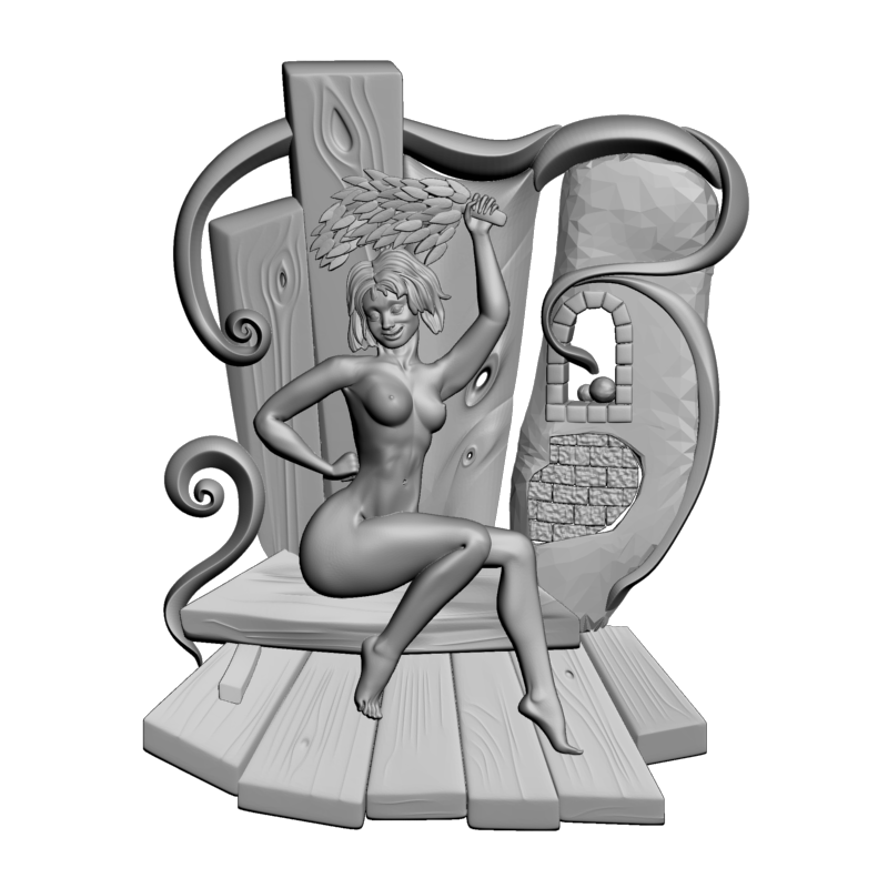картинка Банная табличка L1-143 3D-STL.COM