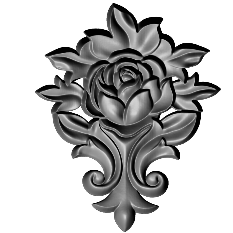 картинка Накладка декоративная D10-436 3D-STL.COM