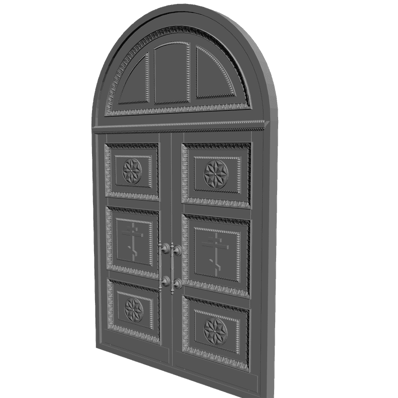 картинка Дверь резная H3-042 3D-STL.COM
