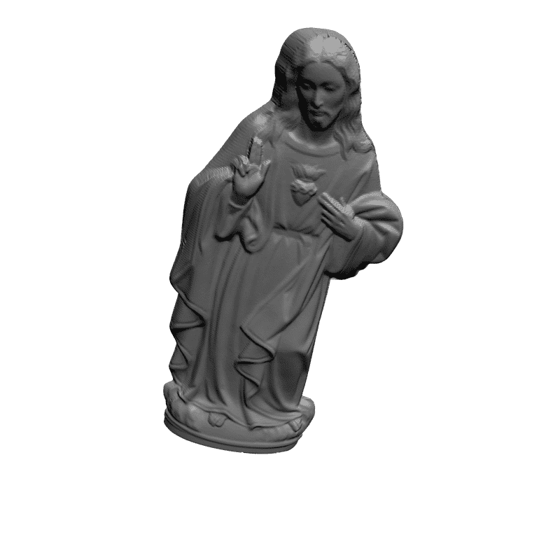 картинка Сердце Иисуса V6-023 3D-STL.COM