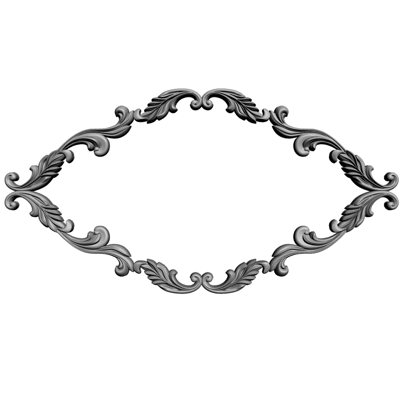картинка Рама резная D14-244 3D-STL.COM