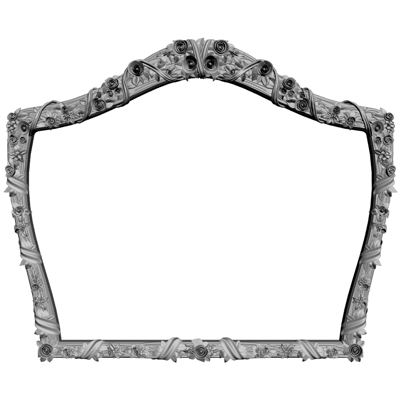 картинка Рамка резная D14-012 3D-STL.COM