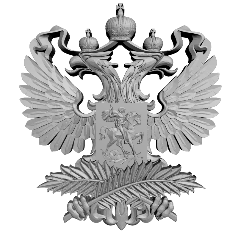 картинка Герб Орёл RG1-118 3D-STL.COM