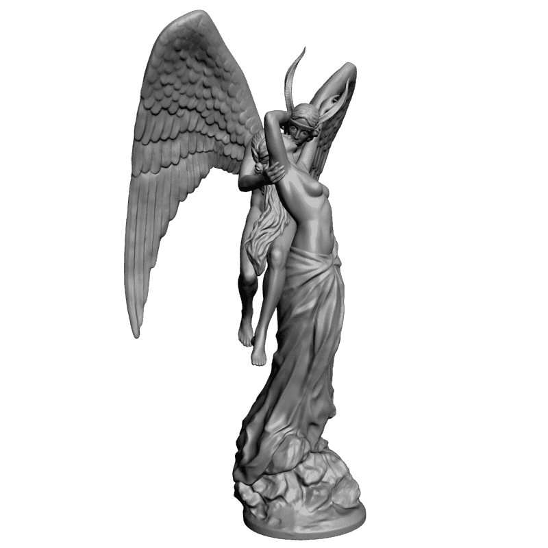 картинка Ангел и дьявол V1-049 3D-STL.COM