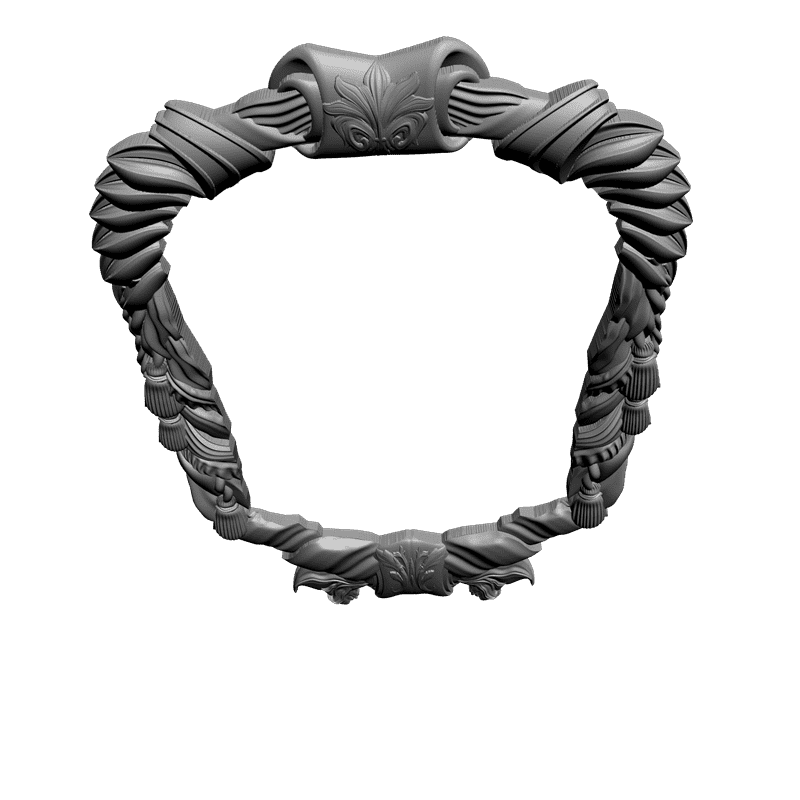картинка Рамка резная под зеркало D14-176 3D-STL.COM