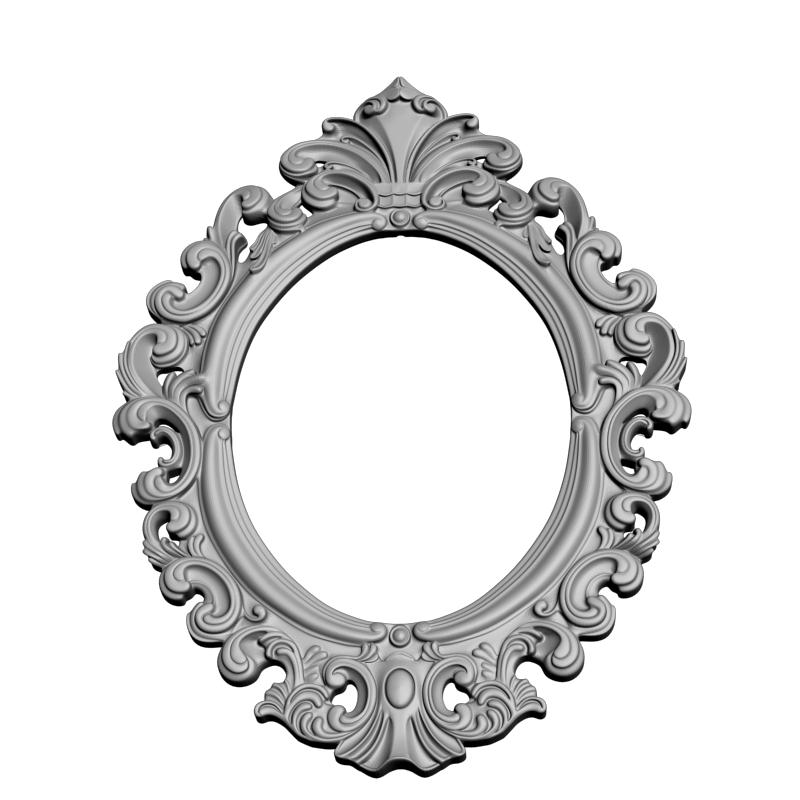 картинка Рамка резная D14-659 3D-STL.COM