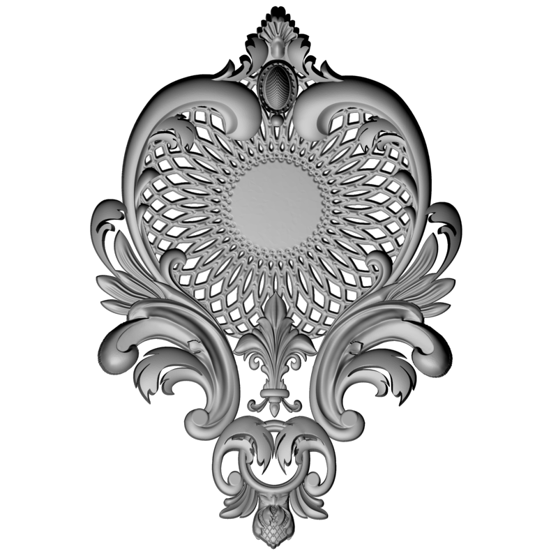 картинка Накладка декоративная D10-425 3D-STL.COM