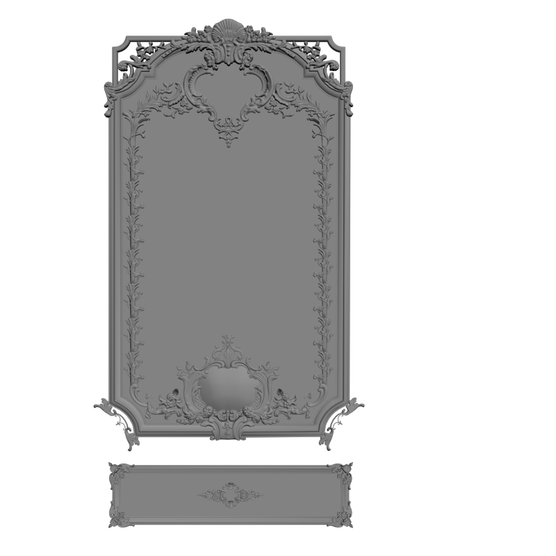 картинка Зеркало D14-414 3D-STL.COM