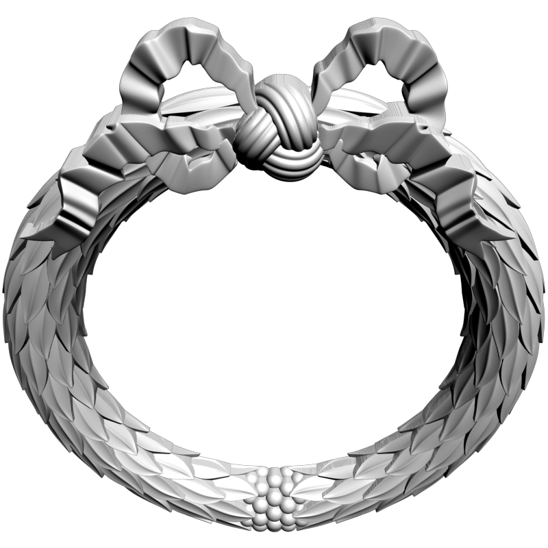 картинка Рамка Венок D14-394 3D-STL.COM