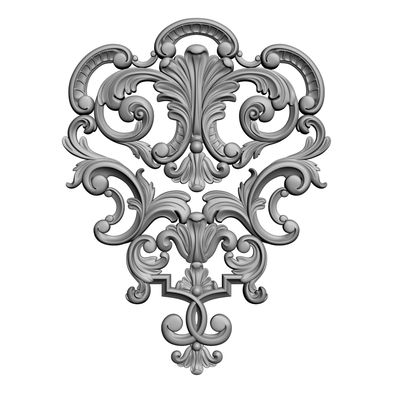 картинка Накладка декоративная D10-370 3D-STL.COM
