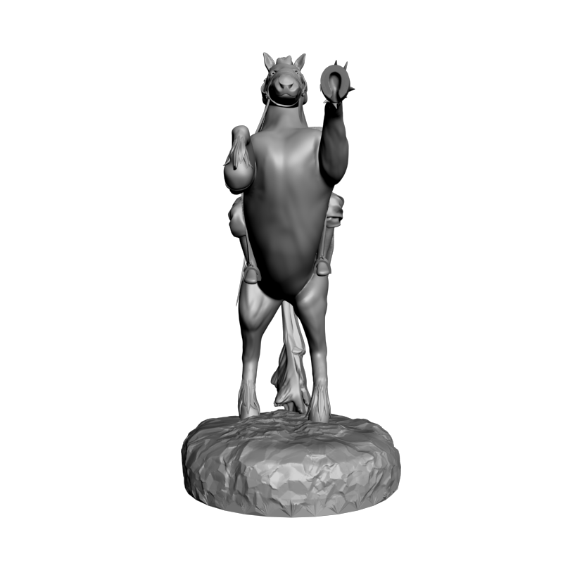 картинка Наездник на лошади L3-359 3D-STL.COM