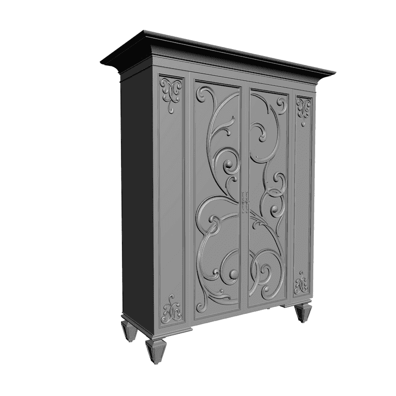 картинка Тумбочка M12-001 3D-STL.COM