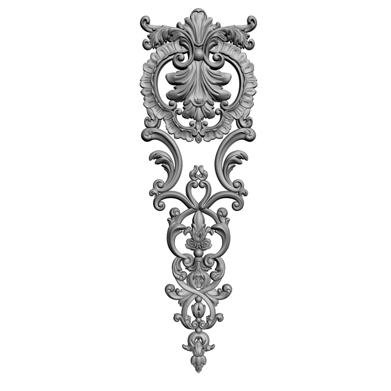 картинка Накладка декоративная D10-323 3D-STL.COM