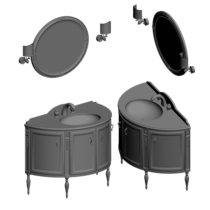 картинка Комплект мойка Petracers M14-005 3D-STL.COM