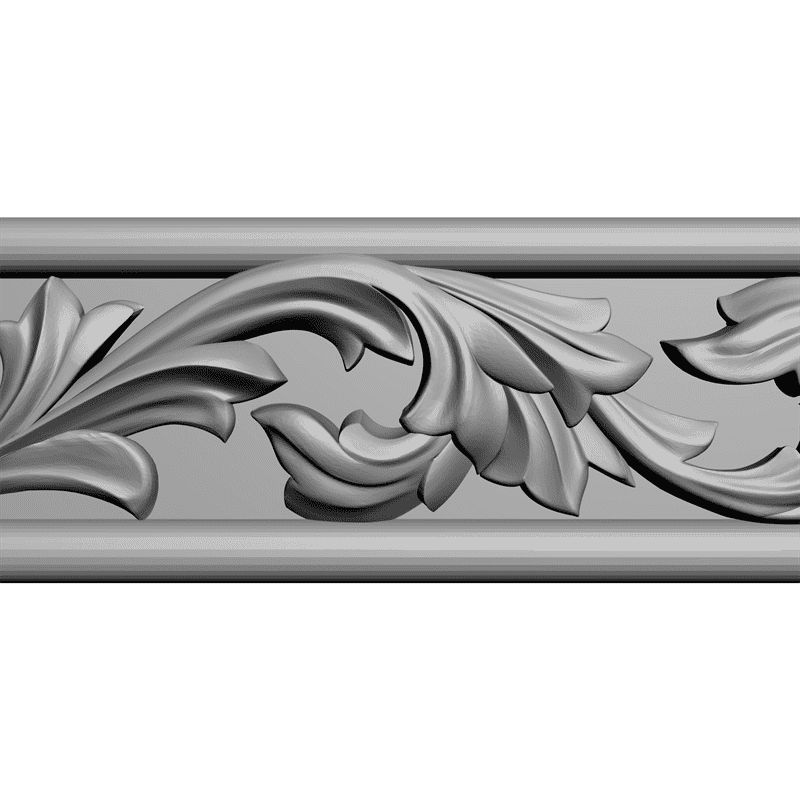 картинка Багет резной D1-041 3D-STL.COM