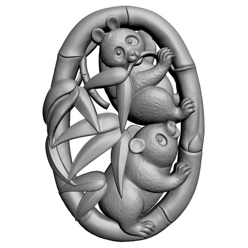 картинка Панды RY5-079 3D-STL.COM