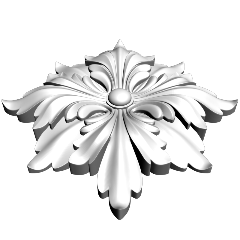 картинка Розетка резная D16-332 3D-STL.COM