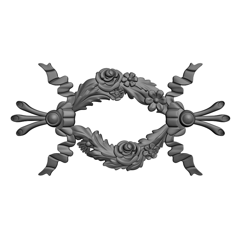 картинка Рама резная ромбовидная D14-453 3D-STL.COM
