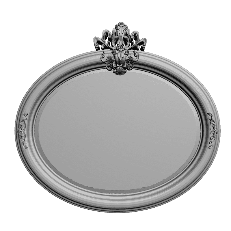 картинка Рамка овальная D14-263 3D-STL.COM