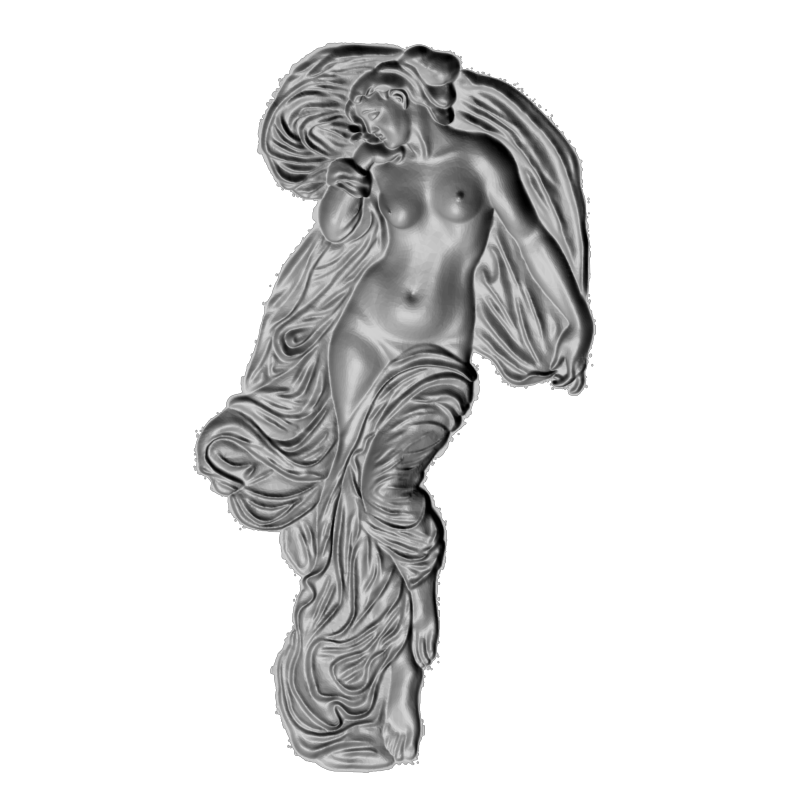 картинка Обнажная богиня L1-128 3D-STL.COM