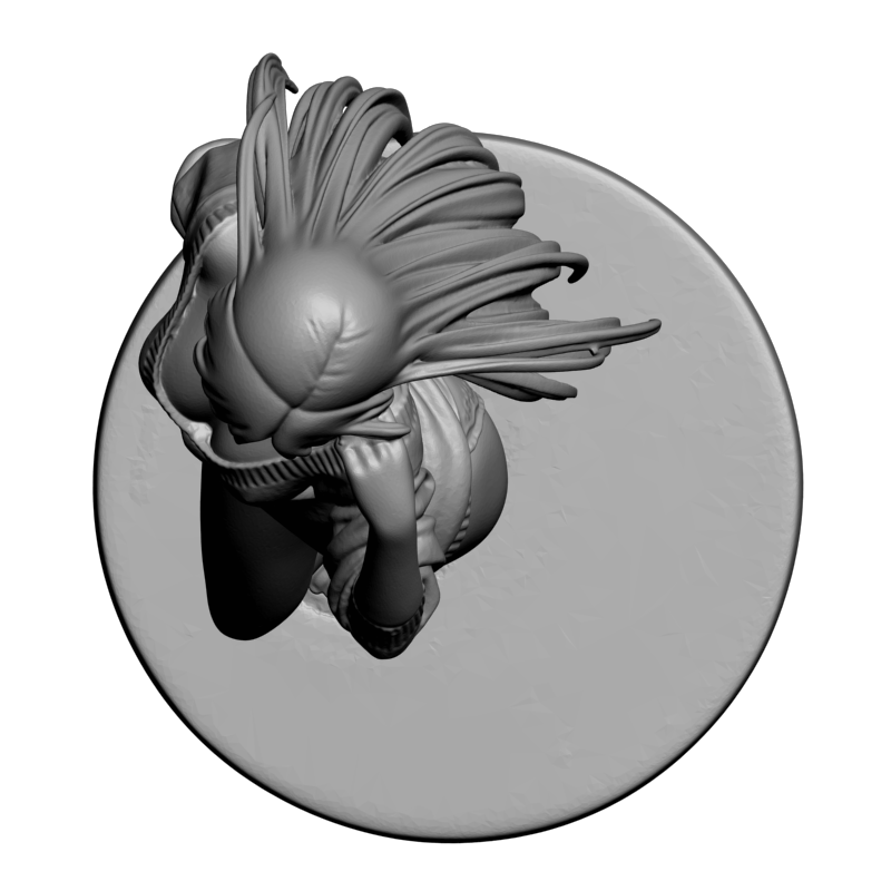 картинка Мизуки Казами аниме девочка L3-424 3D-STL.COM