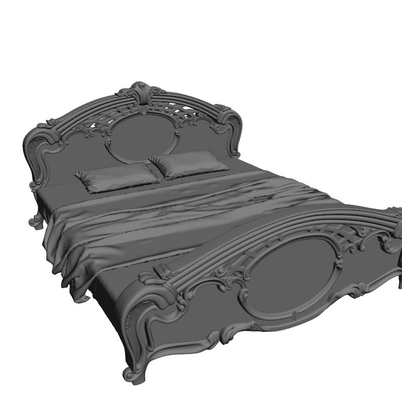 картинка Кровать M4-085 3D-STL.COM