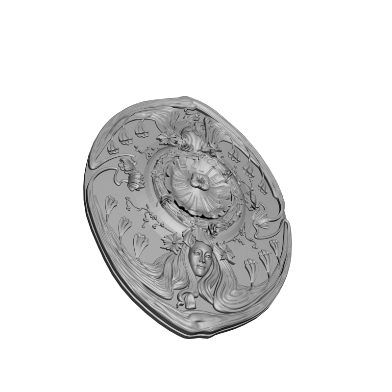 картинка Розетка резная D16-343 3D-STL.COM