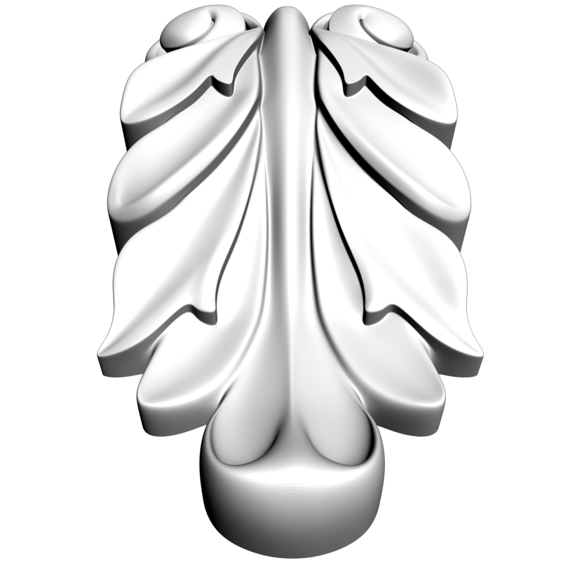 картинка Кронштейн резной D9-187 3D-STL.COM