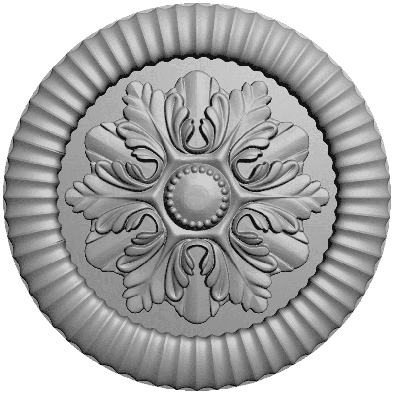 картинка Розетка резная D16-150 3D-STL.COM